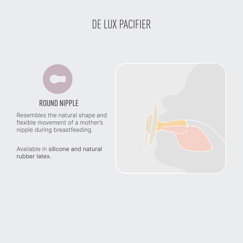 [Australia] - BIBS Pacifiers - De Lux Collection | BPA-Free Baby Pacifier | Made in Denmark | Set of 2 Ivory/Sage Color Premium Soothers | Size One Size 2 Count (Pack of 1) 