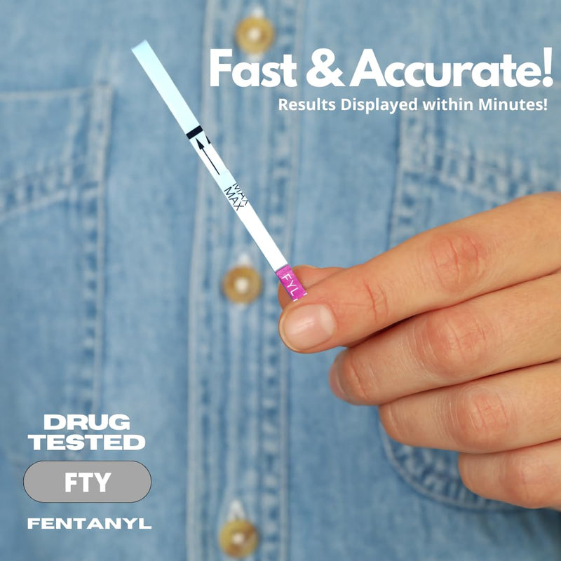 [Australia] - Easy to Use Fentanyl Test Strips | Accurate Reliable Fentanyl Test Kit for Home Screening | Results with 20 ng/mL Cutoff | Rapid Results in Minutes | One Step Drug Testing Kit [25 Pack] - 12 PANEL NOW 