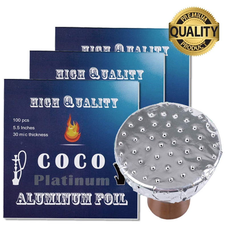 [Australia] - PLATINUM Edition of Foil with Holes 3mil Thickness , Aluminum Foils Pre-Punched, Heavy Aluminum Precut Foil 5.5 Inches Wide (100 Foil Sheets) 
