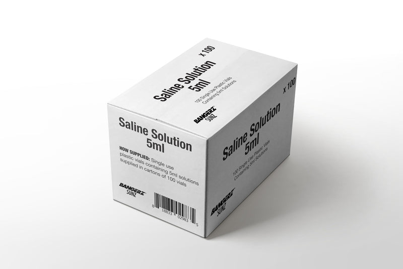 [Australia] - Saline Solution 5ml Unit, 100 per Box 