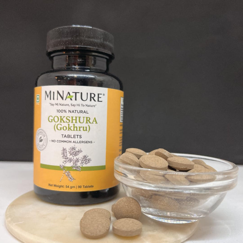 [Australia] - minature Gokshura (Tribulus Terrestris) Tablets - Pure Plant Based Herbal Supplement | Natural & Gluten Free | 90 Count, 45 Day Supply 