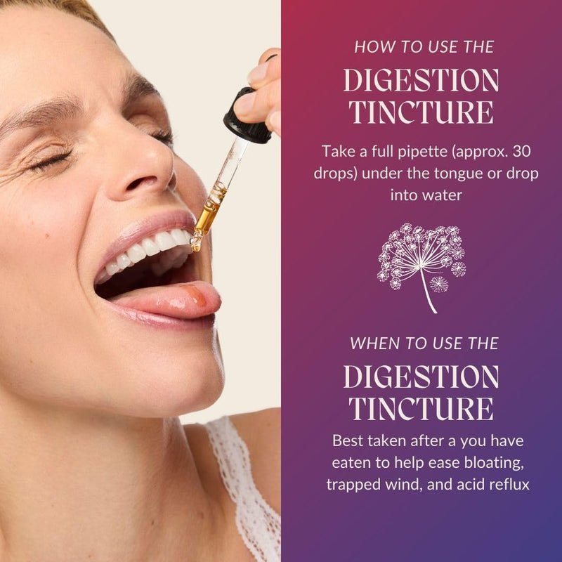 Digestion Drops - Herbal Supplement to Boost Digestion - 100% All-Natural Blend for Liver Cleanse with Ginger, Artichoke, Burdock Root, Spearmint, Hibiscus, & Fennel Seed by Blooming Blends - 30ml