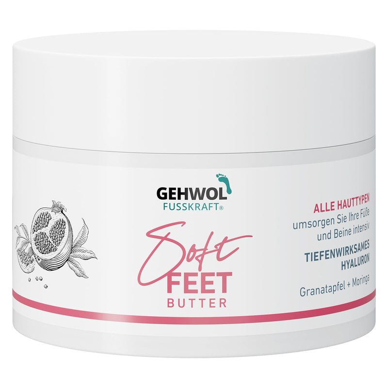 GEHWOL Soft Feet Butter 3.5 oz/100 ml pomegranate & moringa