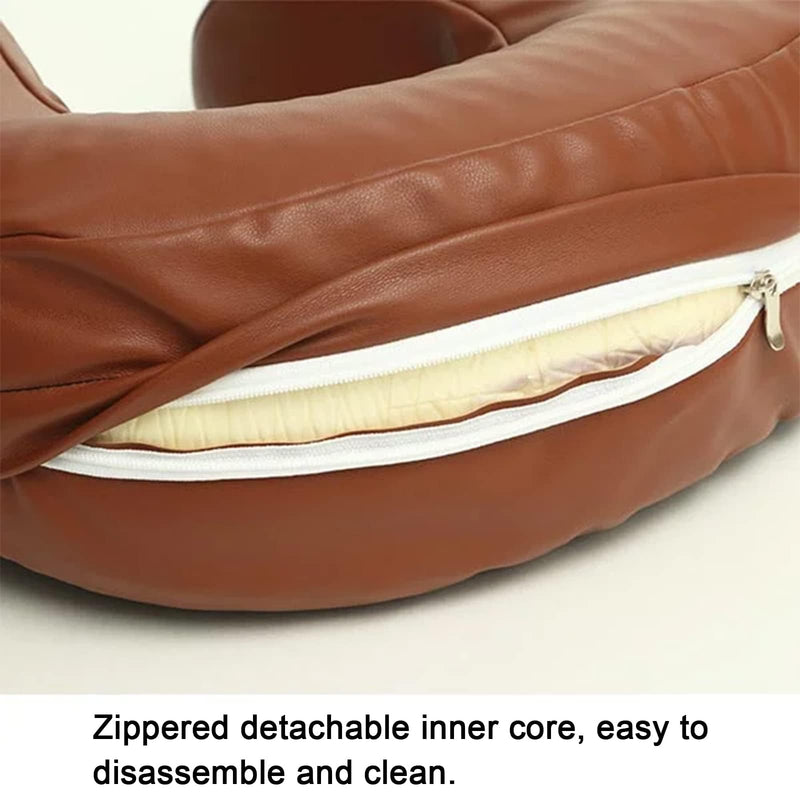 [Australia] - Elitzia Beauty Salon Face Pillow Cushion U-Shaped High Density Memory Foam Facial Massage Support Heat Dissipating Pressure Dispersion PU Layer Water Oil Prooof ETJZ008 
