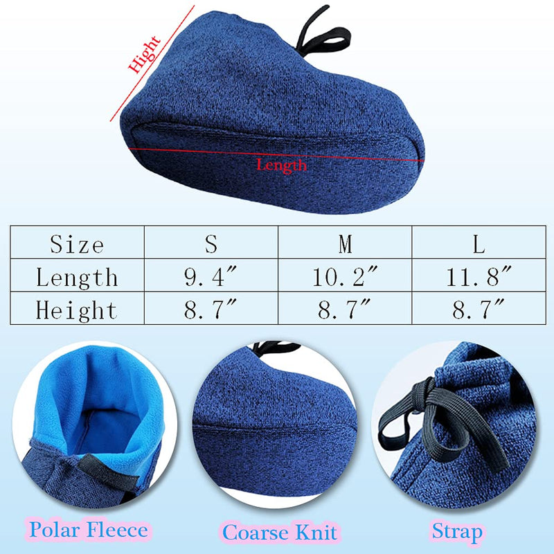 Cast Toe Sock Cover for Foot Ankle Cast, Warm Plaster Stocking Protective Accessories, Breathable & Adjustable, 1 Pcs (S) S