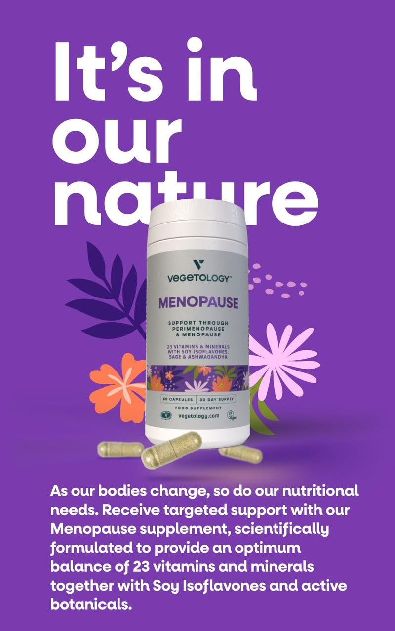 Vegetology Women's Balance Supplement with Sage, Ashwagandha & 26 Vitamins and Minerals