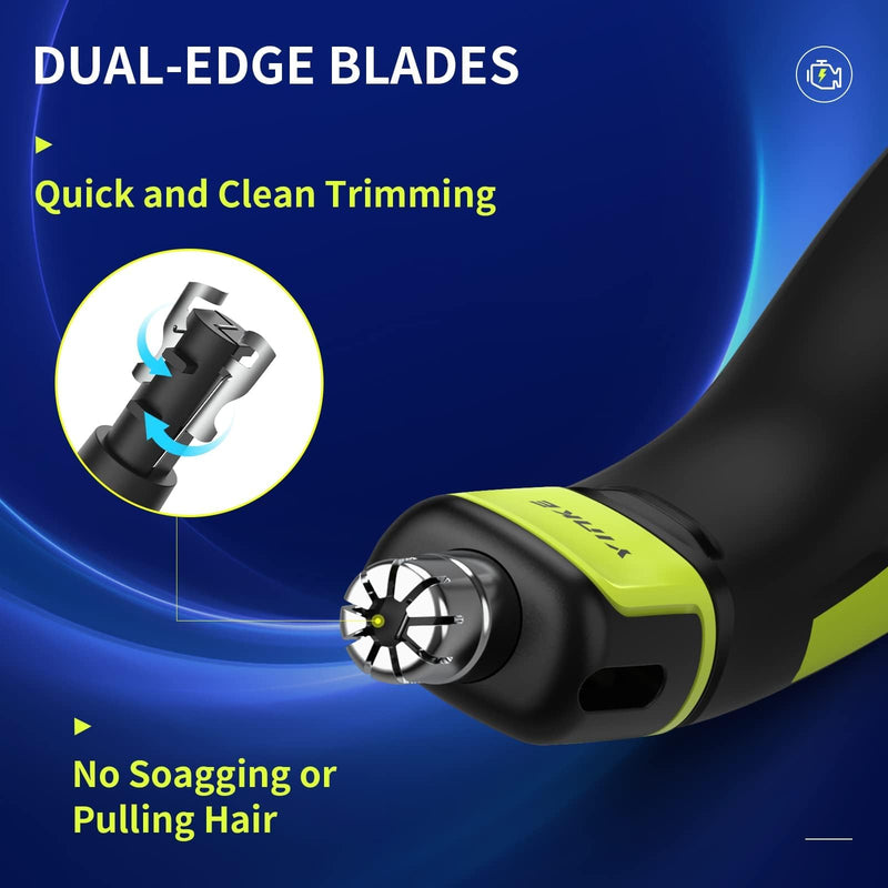 [Australia] - Yinke nose hair trimmer replacement blade attachments compatible with O Blade blades QP2520 / QP2630 O Blade 360 & OBlade pro razor, waterproof dual blades, one pc 