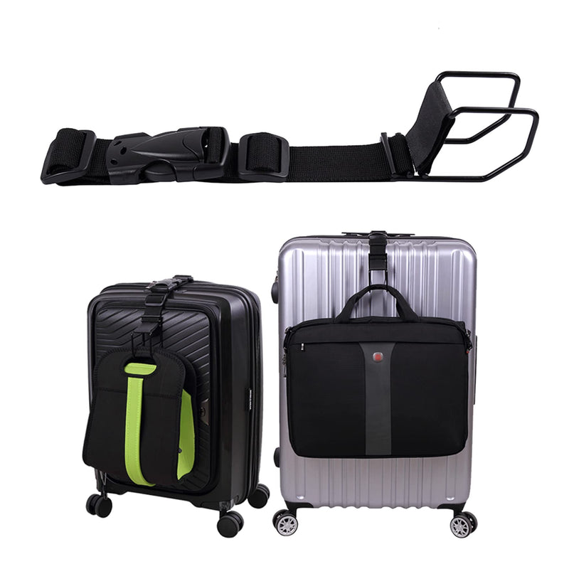 Luggage Hook Strap，J Hook for add a Bag Luggage and Luggage Connector Straps for Connect Your 3 Luggage Together