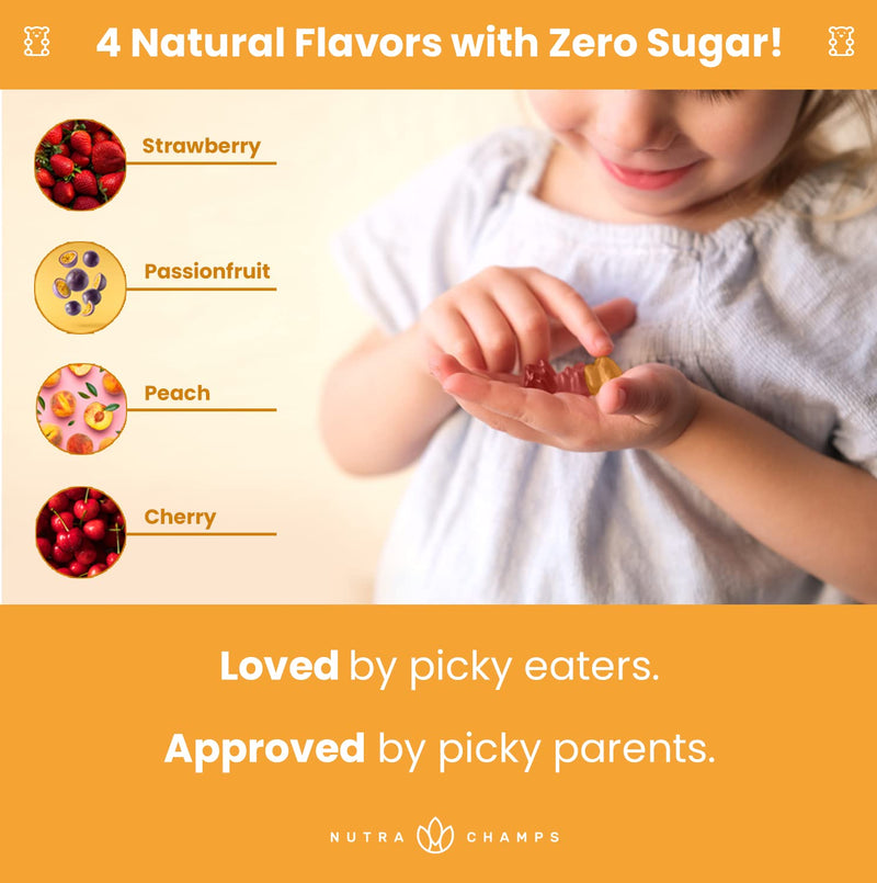 NutraChamps Kids Multivitamins & Kids Magnesium Gummies