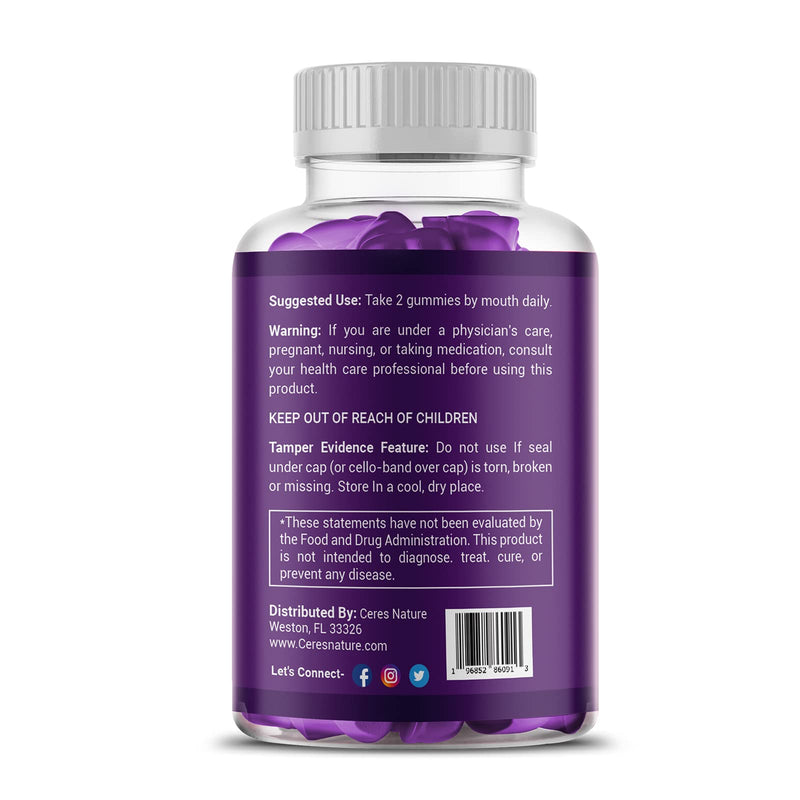 [Australia] - Premium Saffron Extract 88.5mg** Gummy - Appetite Control, Eye Support, Boost Energy & Heart Health NON-GMO – Gluten Free – Vegan Friendly- Sugar-Free Antioxidant Boost - Premium Quality - 60 Gummies 