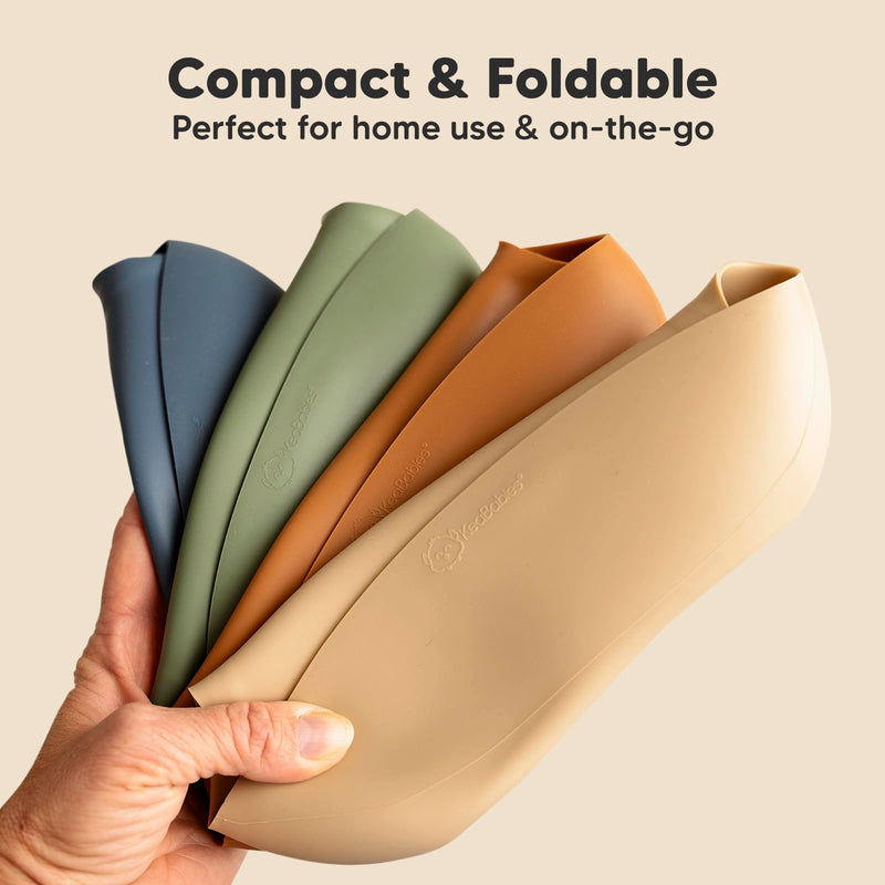 [Australia] - KeaBabies 2-Pack Silicone Bibs For Babies, Silicone Baby Bibs for Eating, Food-Grade Pure Silicone Bib, Toddler Bibs, Waterproof Bibs, Feeding Bibs, Silicon Bibs for Toddlers, Boys, Girls (Slate) Slate 