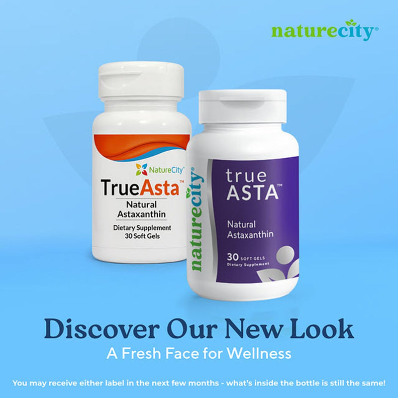 [Australia] - True-Asta AstaReal Natural Astaxanthin Supplements 6mg – Joint Muscle Skin Eye Support (30 Soft Gels) Algae Antioxidants Supplement | Non-GMO, Gluten Free, and BPA Free 1 