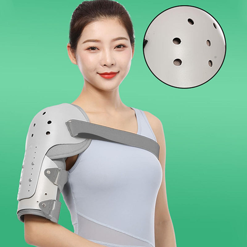 [Australia] - Yosoo Brace Humeral Fracture Splint, Humeral Shaft Splint Humeral Shaft Fracture Brace Adjustable Strap Breathable Comfortable Support Shoulder Brace for Injury Broken Upper Arm (Right 