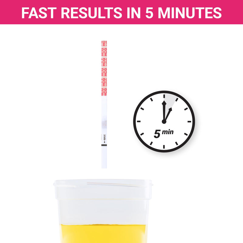 [Australia] - 50 Pack Pregnancy Test Strips Early Detection, 10 MIU/ML, Rapid and Accurate Results 1 Count (Pack of 50) 