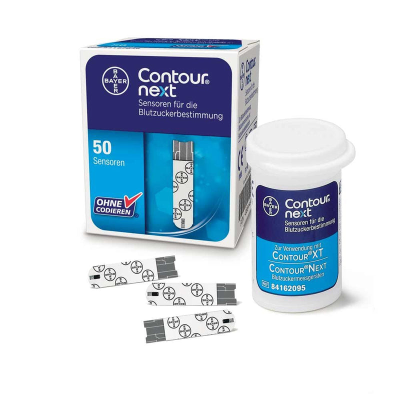 [Australia] - 50x Bayer CONTOUR® NEXT sensors, blood sugar test strips, blood sugar test strips 