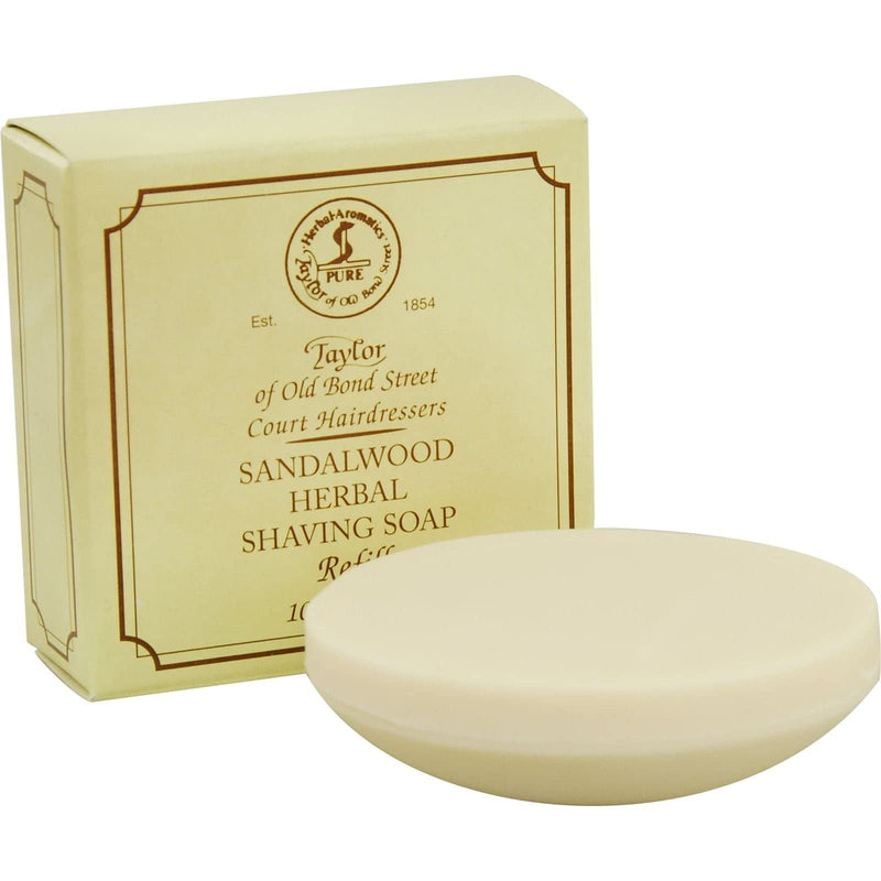 [Australia] - TAYLOR OF OLD BOND STREET Solid Shaving Soap Sandalwood Refill, 100 g 