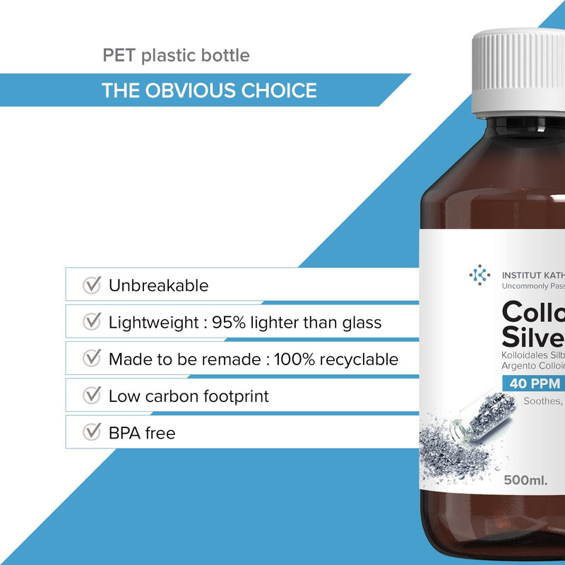 [Australia] - Colloidal Silver Liquid 10 fl oz & Spray to Fill ‚óè Bioactive Hydrosol Silver Water ‚óè Natural Immune Support Nano Sol Supplement Solution ‚óè Ionic Minerals 40 PPM ‚óè Organic Structured Plata Coloidal 10 Fl Oz (Pack of 1) 