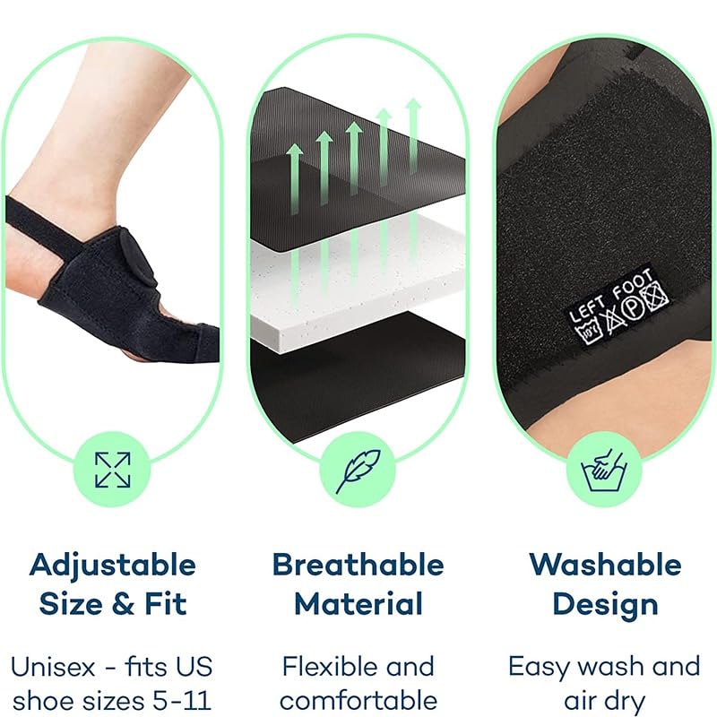 ALINO Bunion Corrector | Adjustable Toe Straightener for Men & Women | Toe Corrector Universal Fit for Left & Right Foot | Leg Finger Straightener