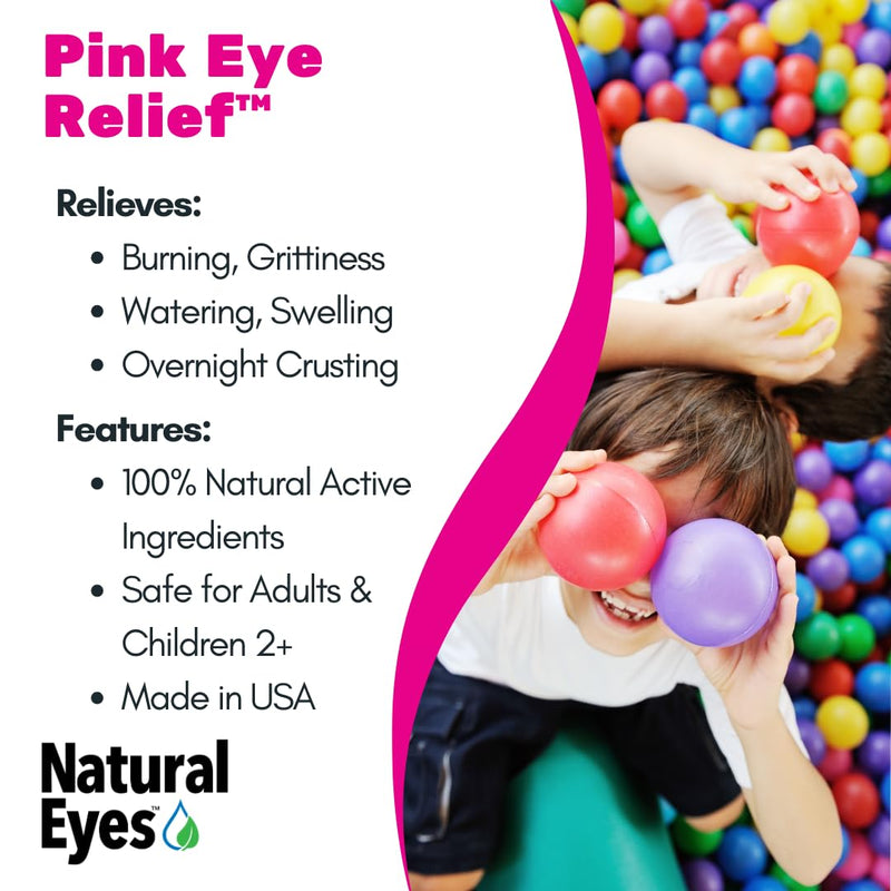 Natural Eyes Pink Eye Relief Fast Dissolving Tablets