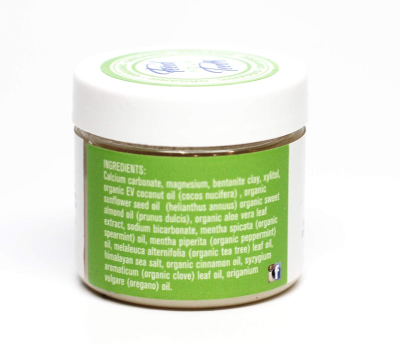 Lucky Teeth Organic Toothpaste-All Natural, Remineralizes and Fortifies Teeth and Gums. (2 oz)