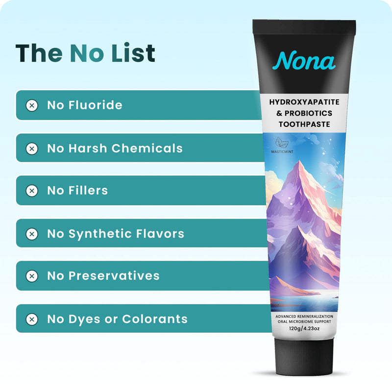 [Australia] - Hydroxyapatite Toothpaste with Bamboo Charcoal & Probiotics, Fluoride-Free Formula for Remineralizing Enamel, Sensitive Relief & Whitening, Natural Peppermint for Fresh Breath (1pc) 1pc 
