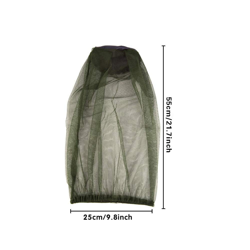 [Australia] - 6Pcs Premium Head Net Face Mesh with Extra Fine Holes, Mosquito Hat Mask Head Cover for Camping Hiking Fishing Protecting from Insect Bug Bee Mosquito Gnats 6pcs 