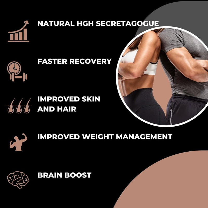 [Australia] - HGH Booster 2X Strength (150 Count) Anti-Aging, Increase Stamina and Energy, Rejuvenate Skin and Hair, L-Lysine HCL, L-Arginine HCL 