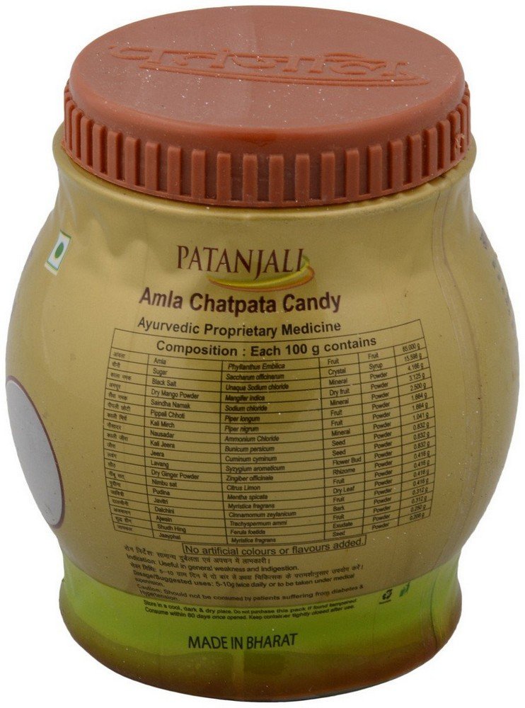 [Australia] - Patanjali Amla Chatpata Candy 500 G 