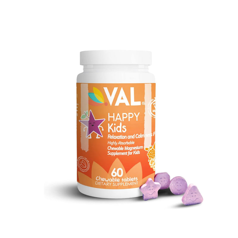 Parents and Kids Wellness Bundle - Triple Magnesium Complex for Adults & Fun Chewables for Kids - Enhanced with Vitamin B6 for Optimal Health