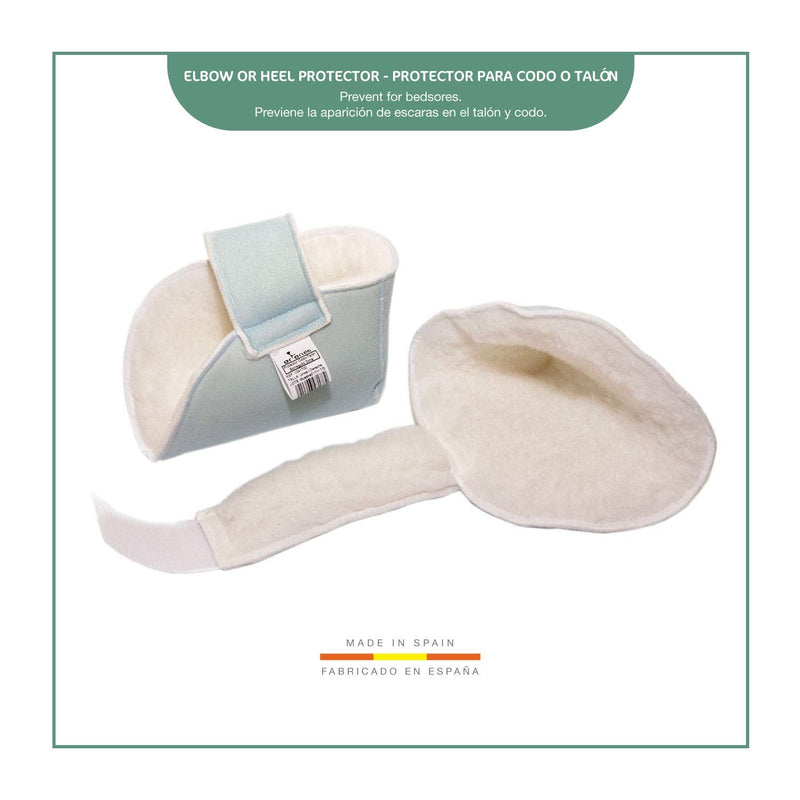 [Australia] - ORTONES | Heel pad, heel protector universal 1 pair anti-decubitus | Foot or elbow protection for bed or wheelchair | Right and left 