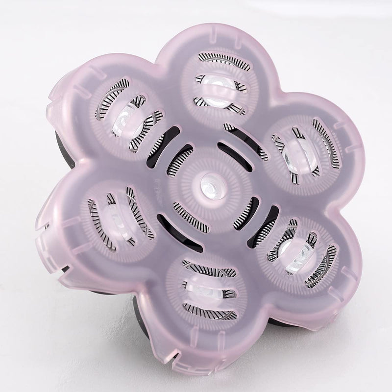 Universal Upgrade 7 Blades Head Shaver Replacement Heads Compatible with Freedom Gold shaver and some brands. 7D Electric Shaver Replacement Heads Waterproof Easy to Clean With Cleaning Brush 7d Black