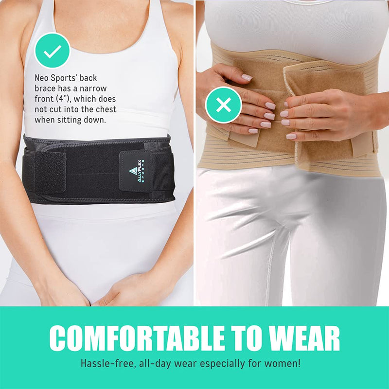 [Australia] - Back Brace for Lower Back Pain, Back Support Belts with Adjustable Strap, Breathable Lumbar Support Belt with 3D Lumbar Pads, Slim Fit Lumbar Brace, XL-XXL X-Large/2X-Large (Pack of 1) 