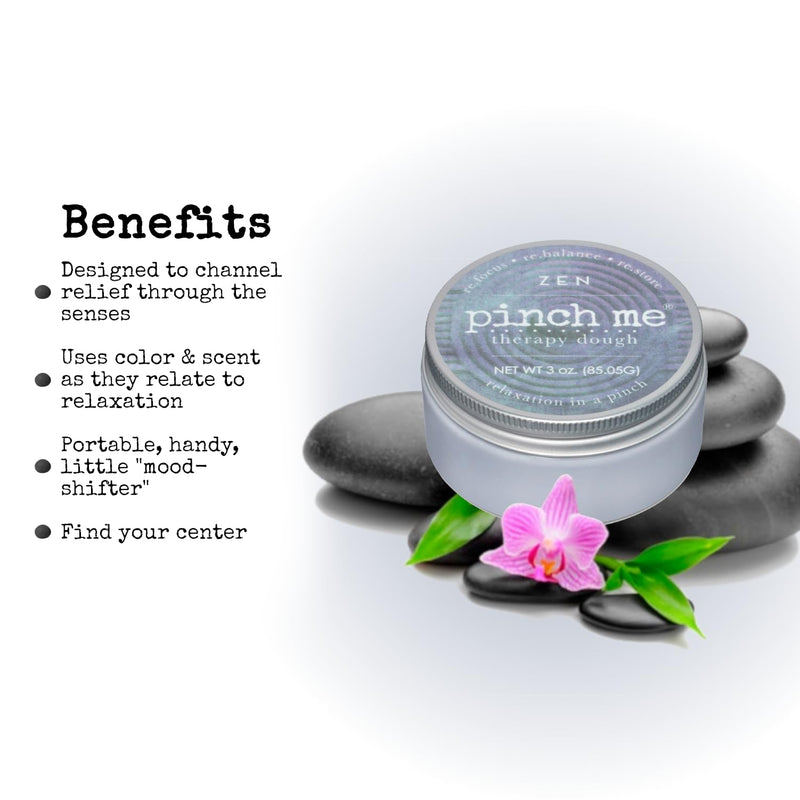 [Australia] - Pinch Me Therapy Dough - Holistic Aromatherapy Stress Relieving Putty - 10 Ounce (Zen) Zen 