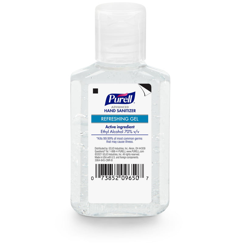 [Australia] - Purell Advanced Hand Sanitizer Refreshing Gel, Clean Scent, 2 fl oz Travel Size Flip Cap Bottle (Pack of 6) – 3155-04-EC 2 Fl Oz (Pack of 6) 