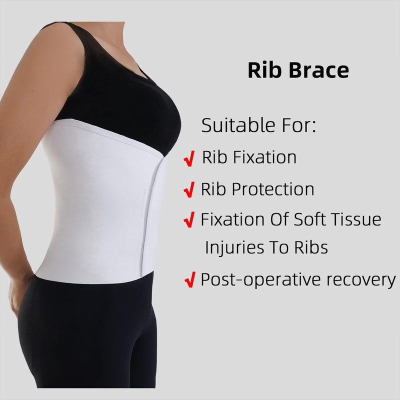 [Australia] - Broken Rib Brace for Women and Man, Rib Compression Wrap, Postoperative Recovery from Rib Fracture (L) Large 
