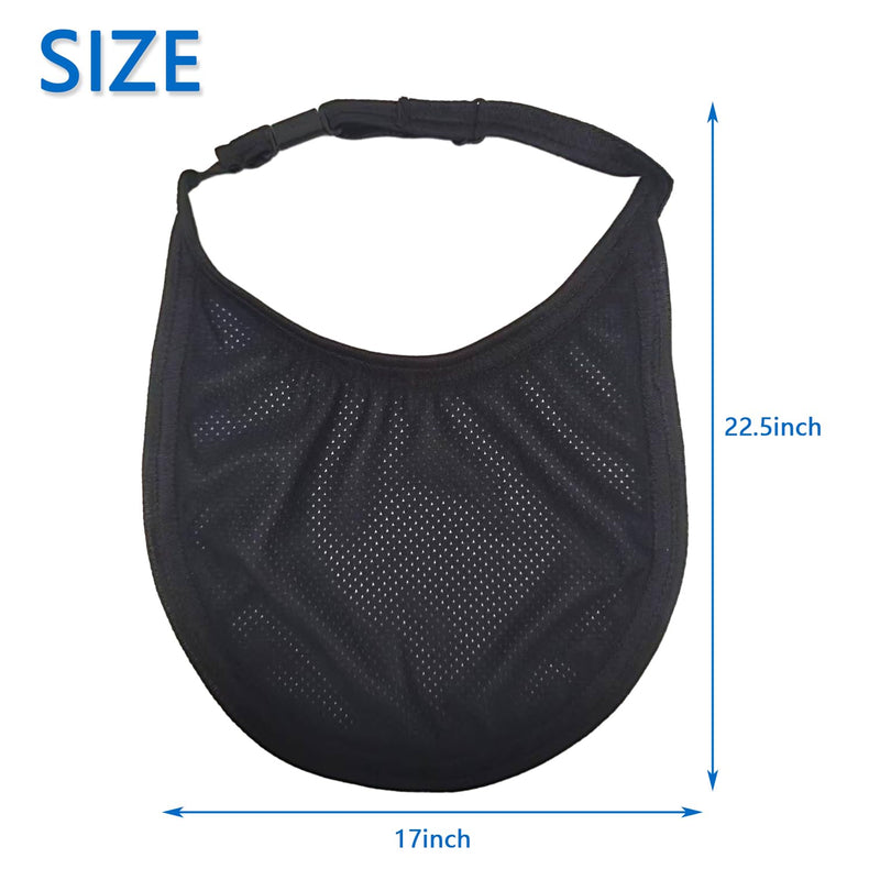 [Australia] - 2PCS Tracheostomy Neck Stoma Cover,Breathable Laryngectomy Cover for Tracheotomy Care,Tracheal Care Supplies-Adjustable Trachea Protector Trach Supplies Kit with Adjustable Shields Men Women UnisexUse 