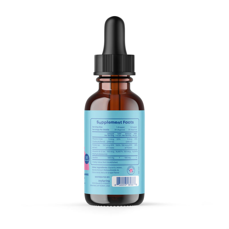 JoySpring Cherry Pixie Sticks with Saffron and LingoLeap B9 – L-Methylfolate for Kids