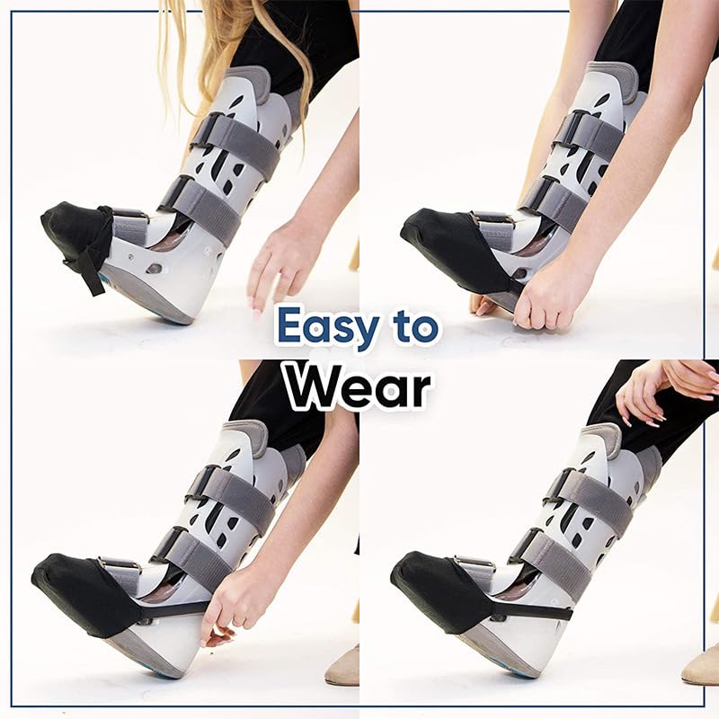 [Australia] - POFET Plaster Socks Toe Protector Soft Elastic Non-Slip Plaster Toe Protector Fits Plaster Socks Toe Protector for Most Cast Feet (Black) 