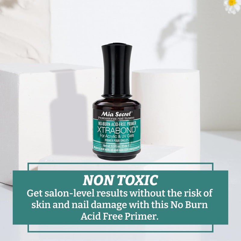 Mia Secret Professional Nail Prep pH Balance Dehydrator & XtraBond Acid-Free Primer 0.5 oz +