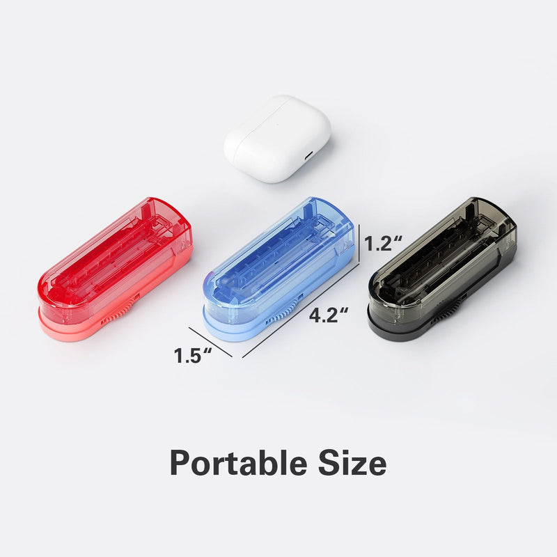 [Australia] - ONE PIX Pill Cutter Splitter for Small and Tiny Pills, Pill Cutter for Cutting Multiple Pills at a Time in Half, Pill Cutter for Small or Large Pills with Hidden Sharp Stainless Steel Blade, Grey 