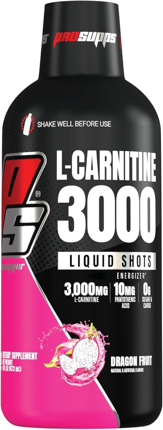 ProSupps L-Carnitine 3000 Liquid Shots & Hyde Max Pump Pre-Workout Bundle | Stimulant Free Liquid Shots (Dragon Fruit) & Pre-Workout Energy Powdered Drink (Blue Razz)