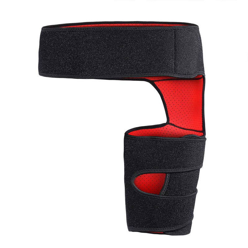 Groin and Hip Brace, Wicking Neoprene, Stay Dry and Comfortable, For Sciatica Pain, Groin Pulls, Hip Flexor Injuries, or Pulled Quads or Hamstrings
