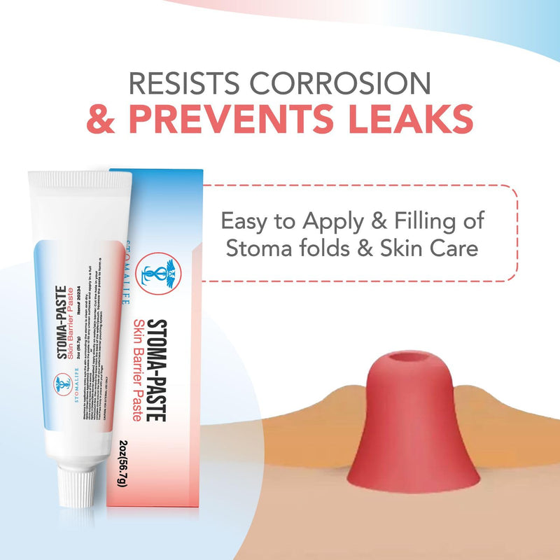 [Australia] - Ostomy Paste 2 Oz, Stoma Barrier Paste with Skin Irritation Prevention | Accessories for Ostomy-Colostomy-Ileostomy‚Ä¶ (2 oz (Pack of 1)) 2 Ounce (Pack of 1) 