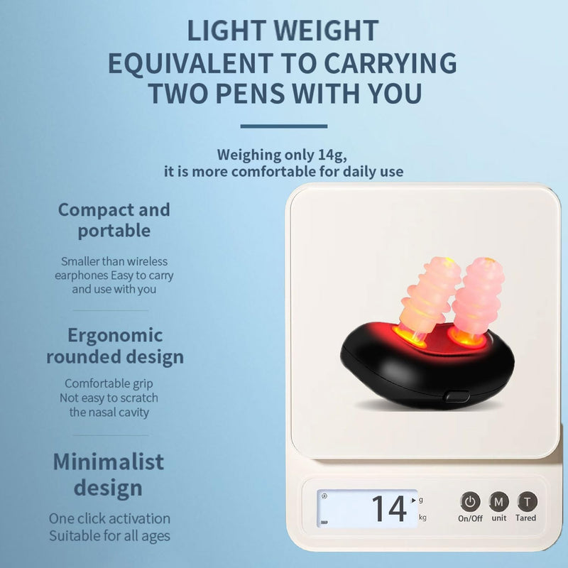 [Australia] - Colds Red Light Nasal Therapy Device, Red Light Nasal Therapy Instrument Red Light Nasal Therapy for Nose, Nasal Soothing Device (2PCS-XL) 2PCS-XL 