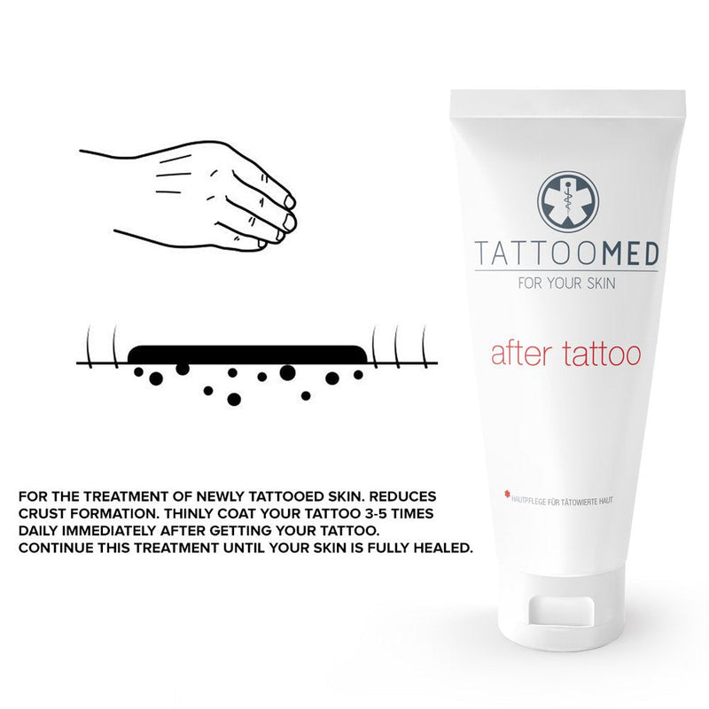 [Australia] - TattooMed After Tattoo - Tattoo care for tattooed skin, 100ml 100 ml (pack of 1) 