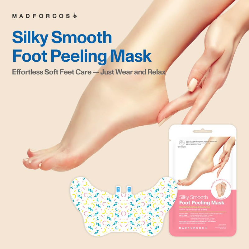 [Australia] - Silky Smooth Foot Peeling Mask – Exfoliating Booties for Soft Feet, Callus & Dead Skin Remover, Easy At-Home Pedicure (2 Pairs / 4 Pairs) (4 Pairs (Pack of 1)) 4 Count (Pack of 1) 