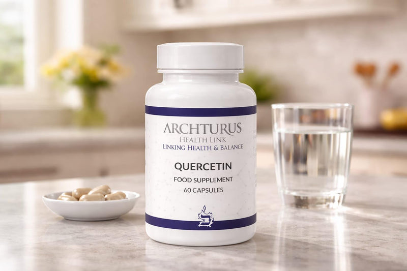 Quercetin Complex 500mg Capsules | Supports Health Immune Function | Reduces Tiredness and Fatigue | 98% Purity Extract | 60 Capsules 1 Month Supply