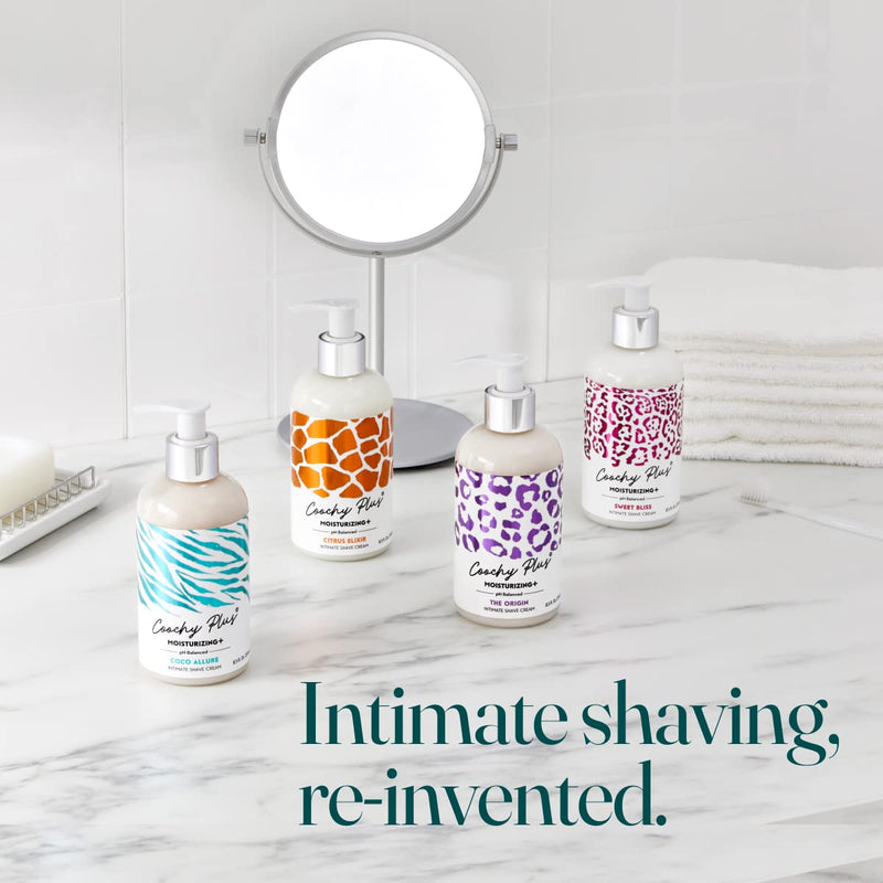[Australia] - Coochy Plus Intimate Shaving Cream COCO ALLURE For Pubic, Bikini Line, Armpit and more - Rash-Free With Patent-Pending MOISTURIZING+ Formula – Prevents Razor Burns & Bumps, In-Grown Hairs, Itchiness Green 