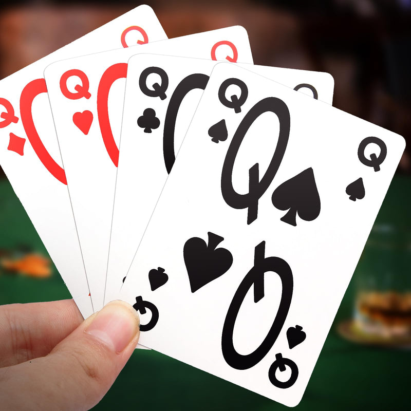 [Australia] - 2-Piece Elite Low Vision Playing Cards Set ‚Äì Large Font, Easy-to-Read Playing Cards for Visually Impaired People 