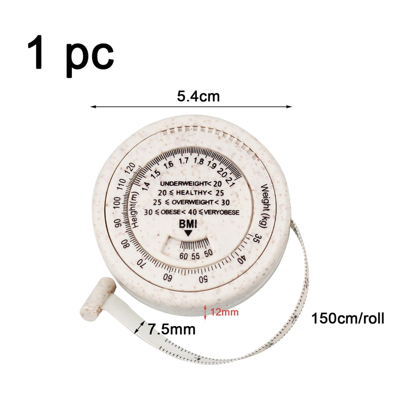 [Australia] - 1 piece body measuring tape, body measuring tape, body measuring tape, body measuring tape, body size measuring tape, fitness gadgets, fitness accessories, body measuring tape, retractable, for monitoring BMI, body measurement, fitness, 150cm 